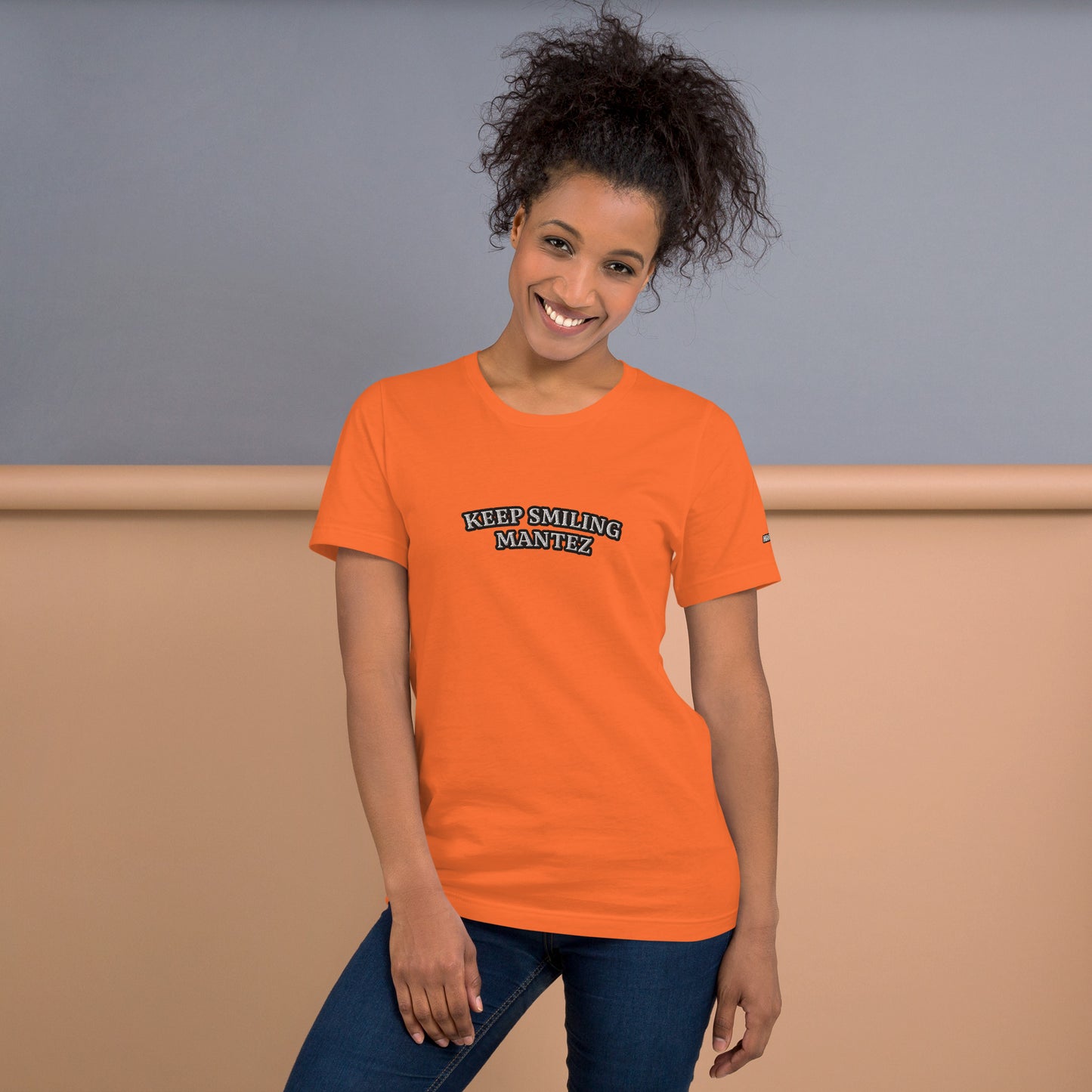 Mantez Dames T-Shirt Smiling