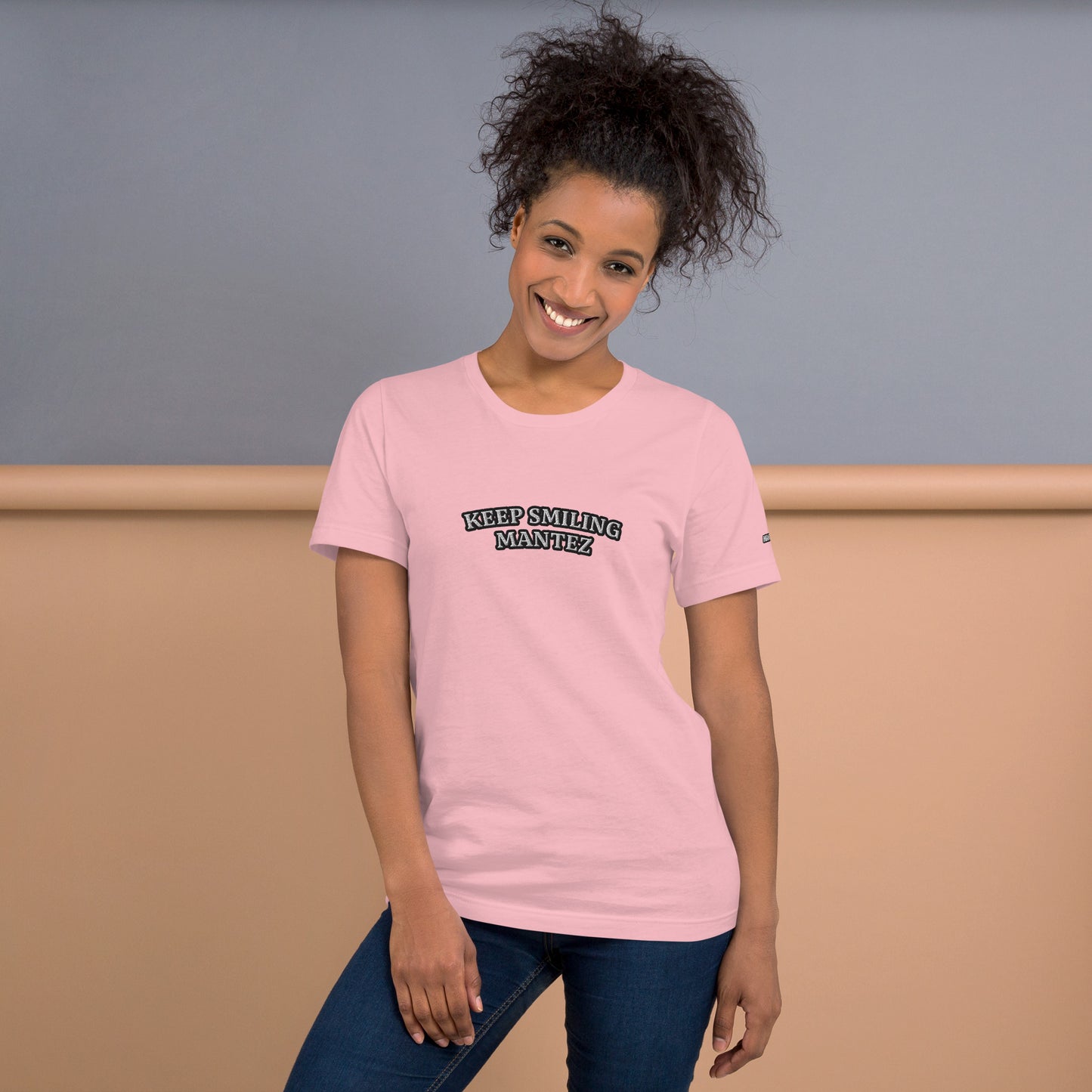 Mantez Dames T-Shirt Smiling