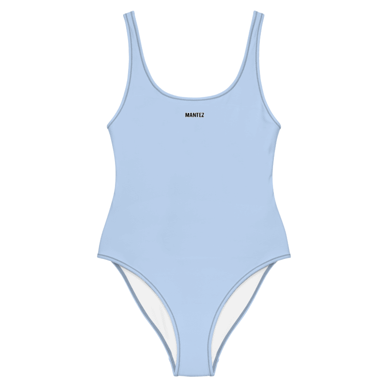 Mantez Dames Badpak Blauw