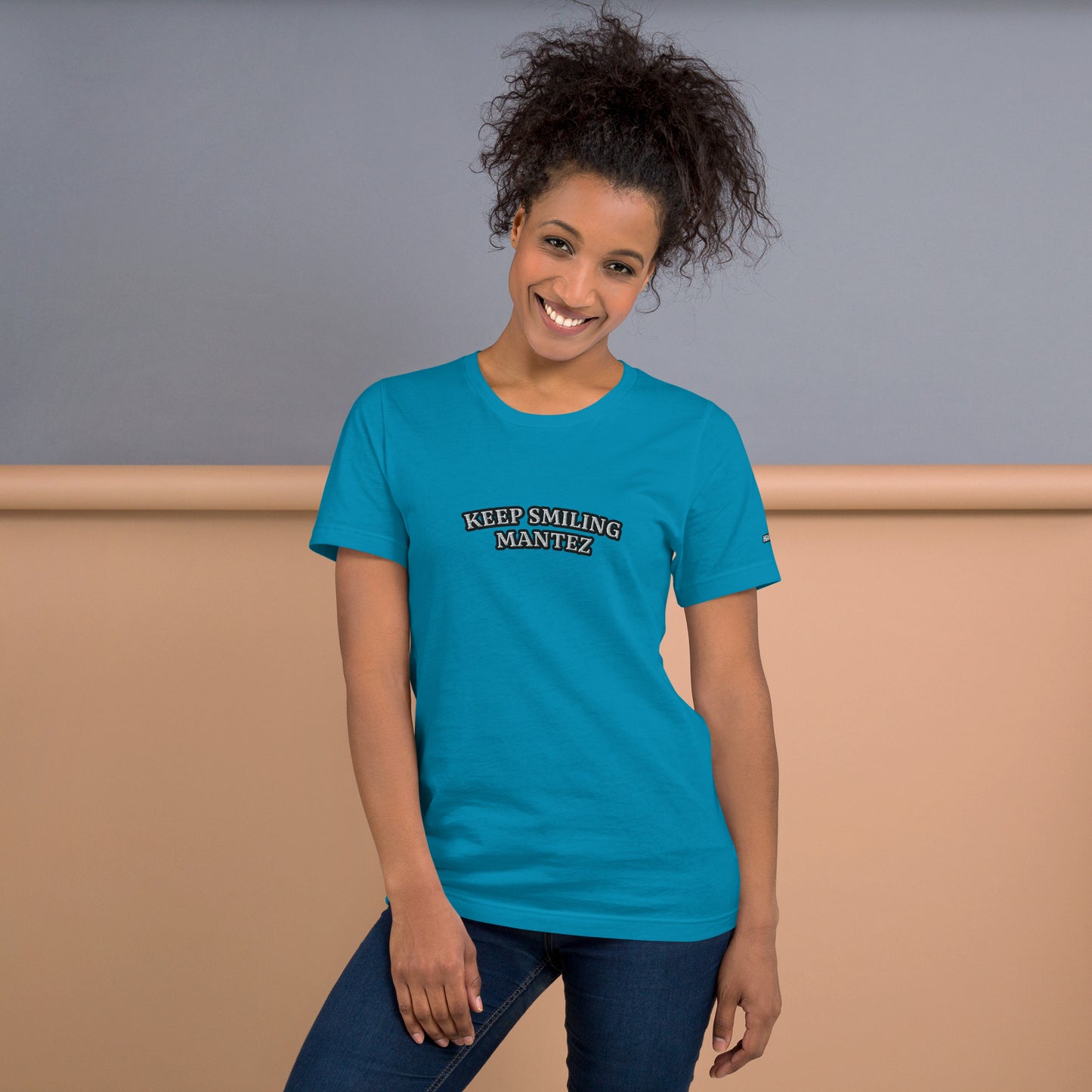 Mantez Dames T-Shirt Smiling