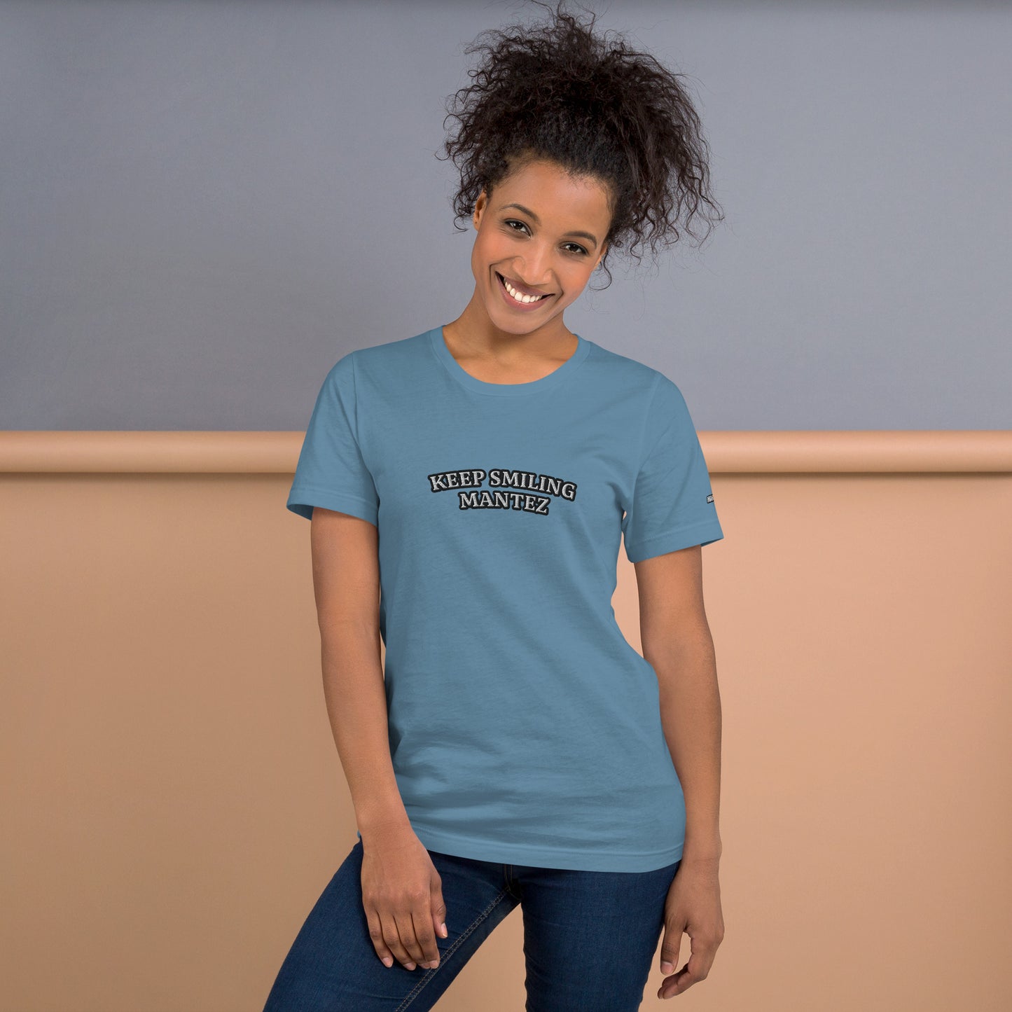 Mantez Dames T-Shirt Smiling
