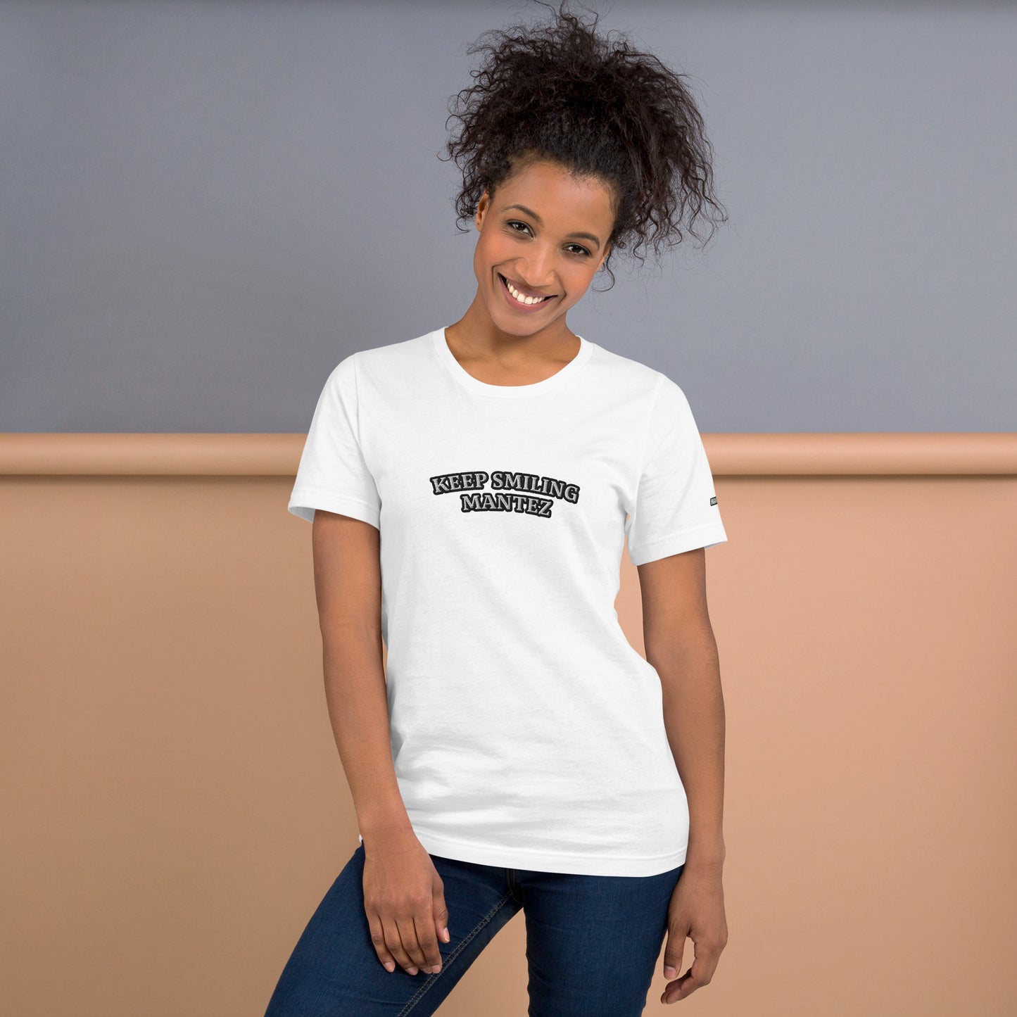 Mantez Dames T-Shirt Smiling